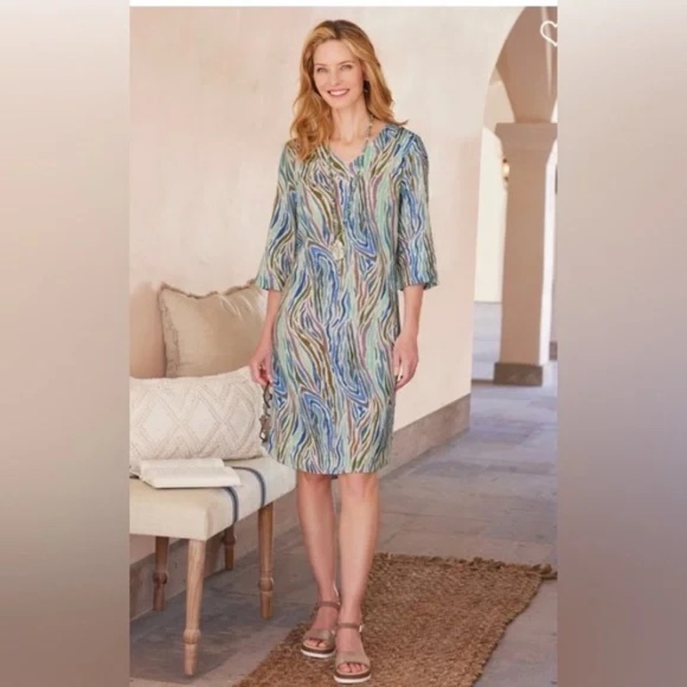 Soft surroundings positano dress Large (14/16) NWT!!